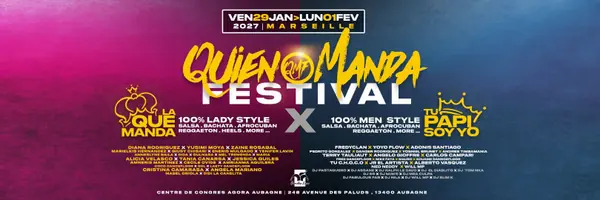 Quien Manda Festival 2027 - bachata, salsa festival in Aubagne, France