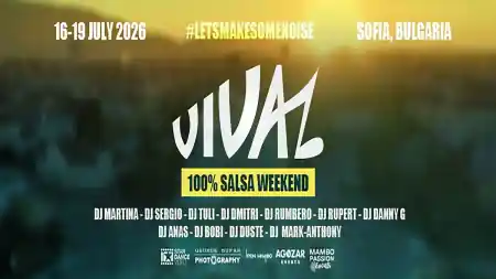 Vivaz 100% Salsa Weekend 2026-2nd Edition - salsa festival in Sofia, Bulgaria