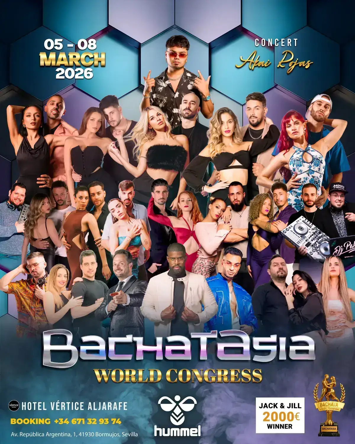 Bachatasia World Congress 2026 - bachata, kizomba, salsa festival in Bormujos, Spain