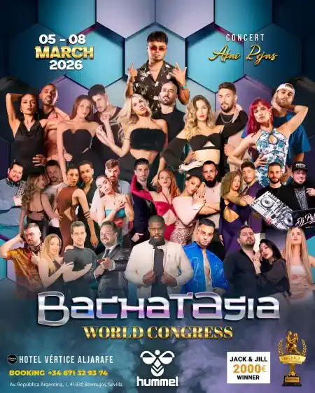 Bachatasia World Congress 2026 - bachata, kizomba, salsa festival in Bormujos, Spain