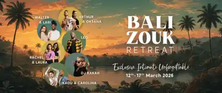 Bali Zouk Retreat 2026 - Zouk festival in Tabanan, Indonesia