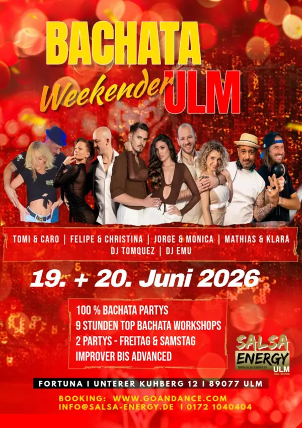 BACHATA Weekender ULM - bachata festival in Ulm, Germany