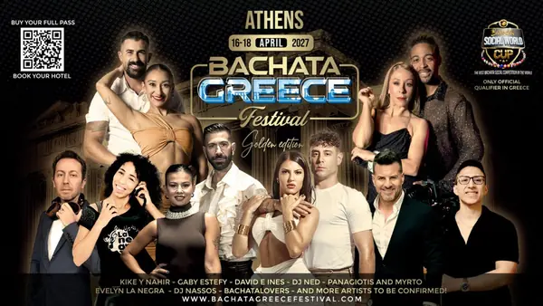 BACHATA GREECE FESTIVAL 2027 - bachata, salsa festival in atenas, Grecia