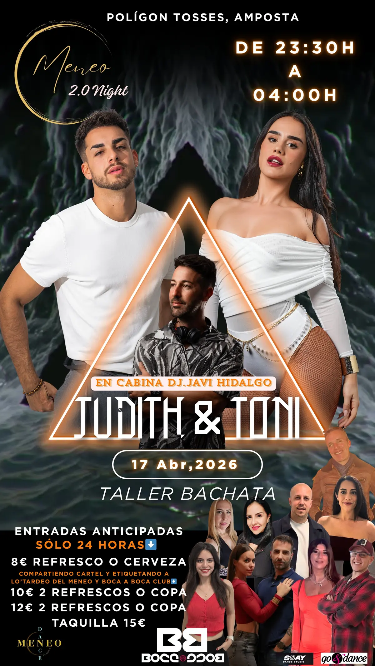 MENEO 2.0 NIGHT by BOCA A BOCA - bachata festival in Amposta, Spain
