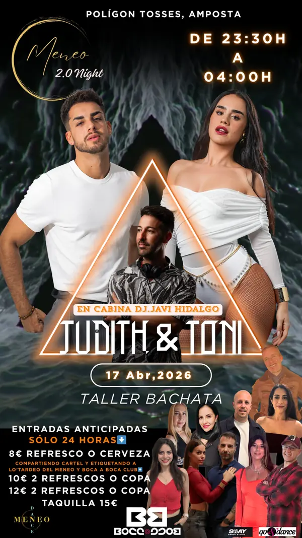 MENEO 2.0 NIGHT by BOCA A BOCA - bachata festival in Amposta, Spain