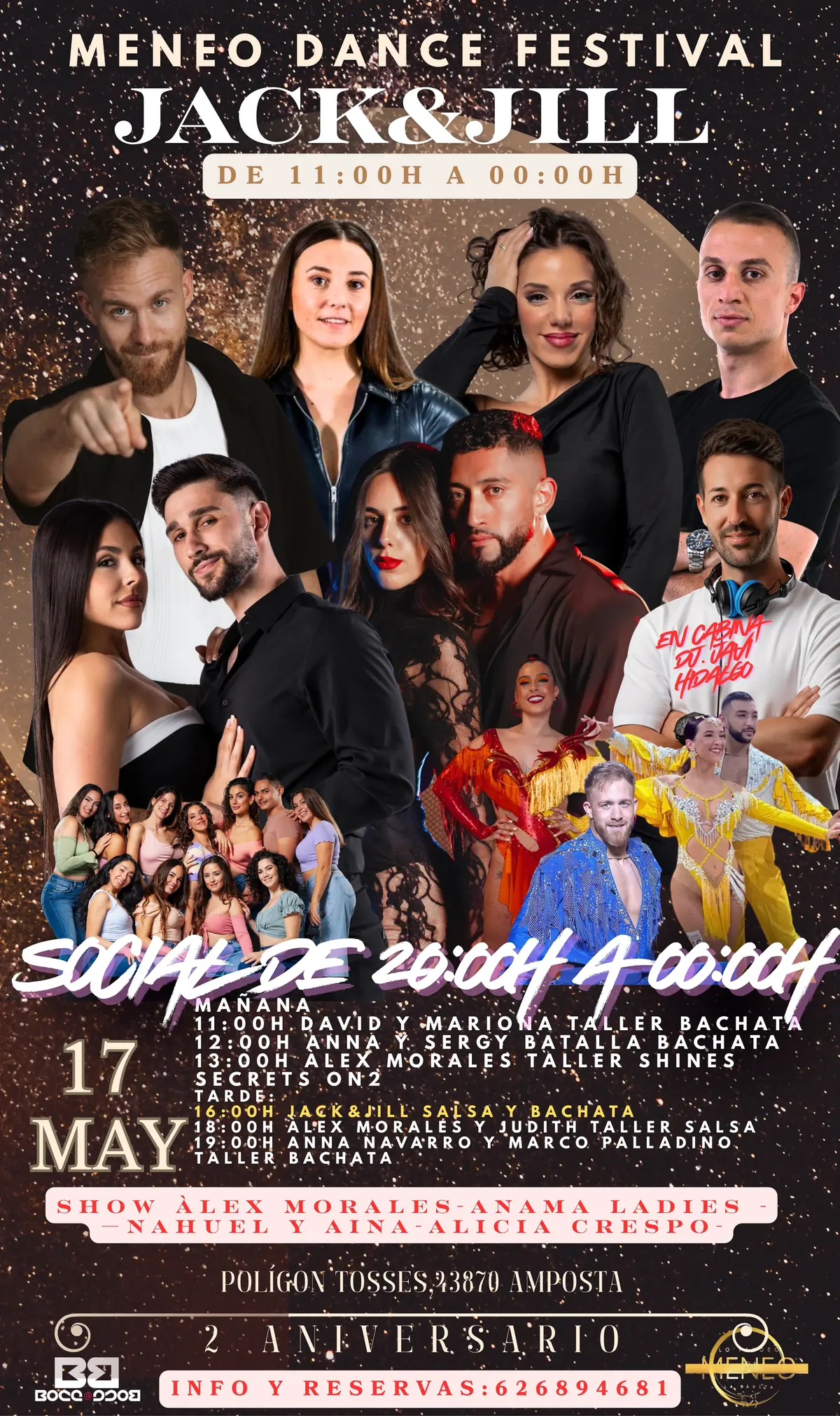 MENEO DANCE FESTIVAL 2o ANIVERSARIO - bachata festival in Amposta, Spain