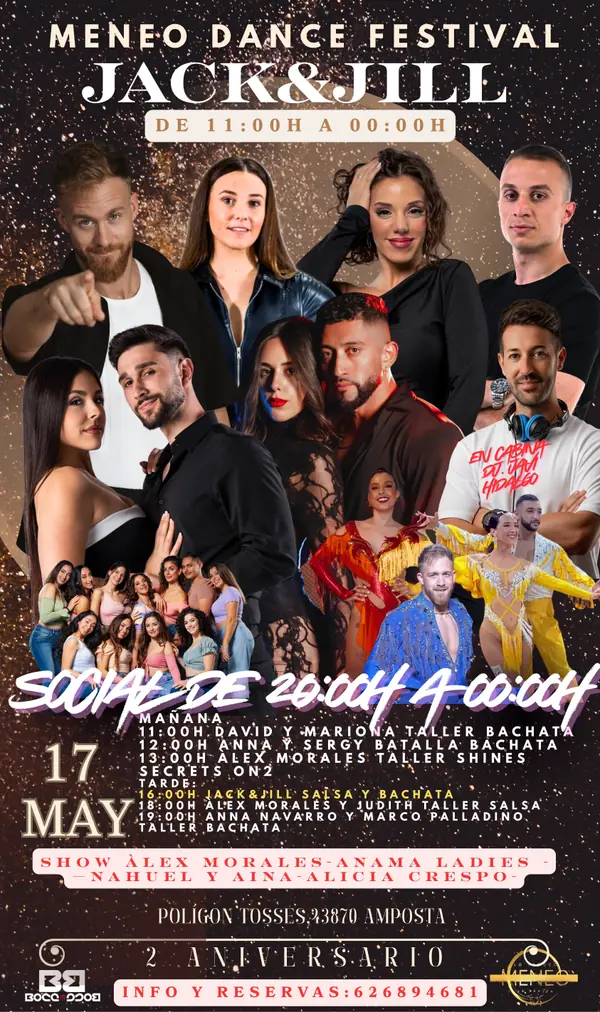 MENEO DANCE FESTIVAL 2o ANIVERSARIO - bachata festival in Amposta, Spain