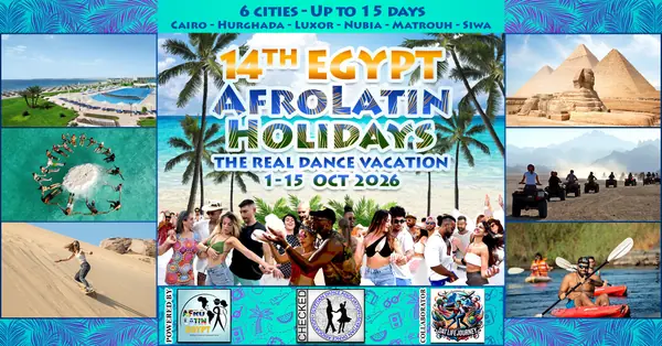 14th Egypt AfroLatin Holidays - Oct 2026 - bachata, kizomba, salsa, zouk festival in Cairo, Egypt