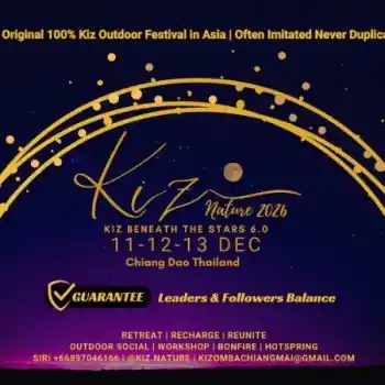 Kiz Nature 2026 Kiz Beneath The Stars 6.0 - kizomba festival in Chiang Mai, Thailand