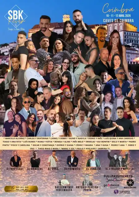 SBKFever Coimbra 2026 - bachata, kizomba, salsa festival in Coimbra, Portugal