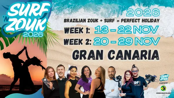 Surf 'n Zouk 2026 GRAN CANARIA - zouk festival in Las Palmas de Gran Canaria, España