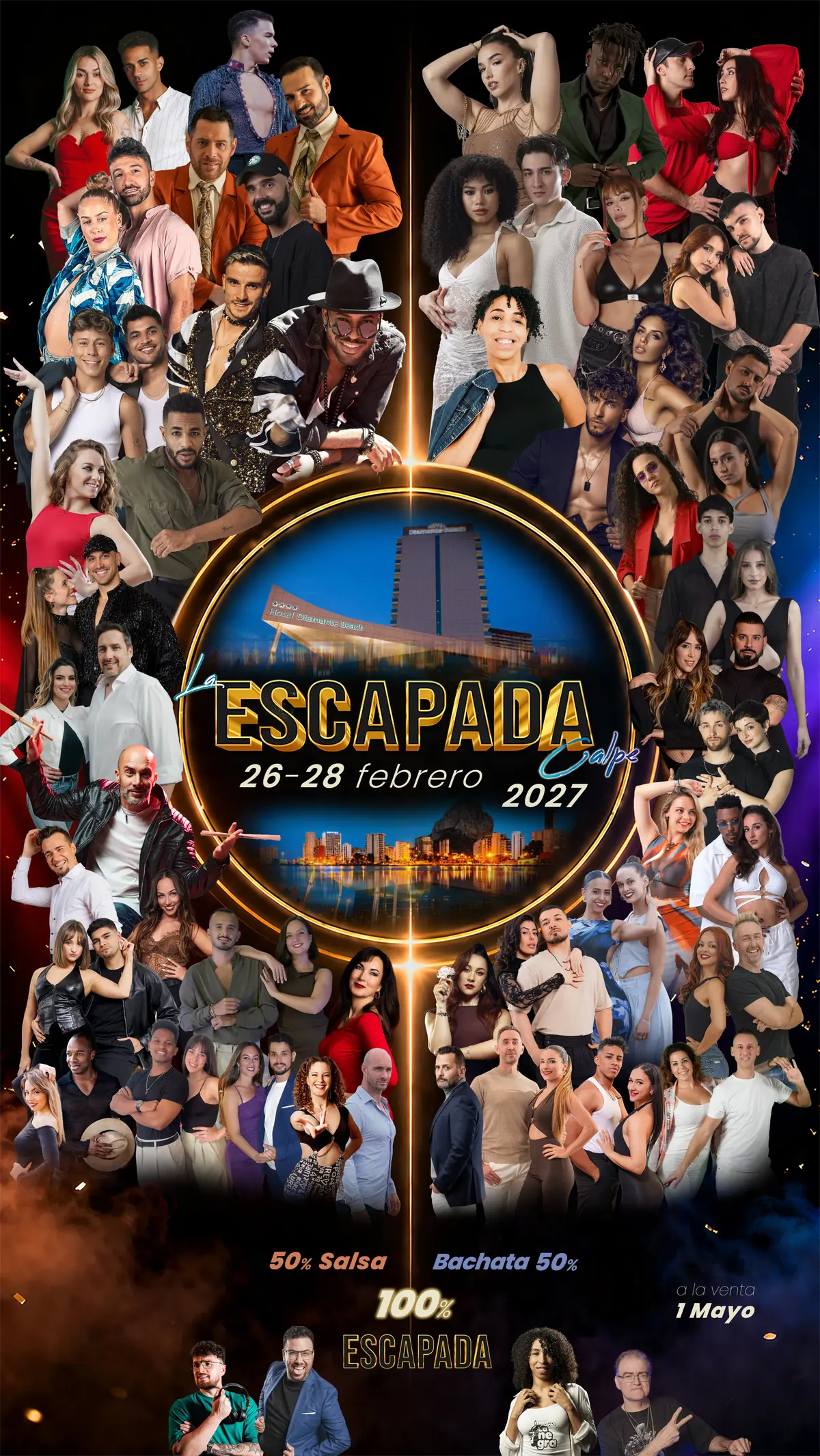 La Escapada Calpe 2027 (50% SALSA 50% BACHATA 100% ESCAPADA) - bachata, salsa, zouk festival in Calpe, Spain