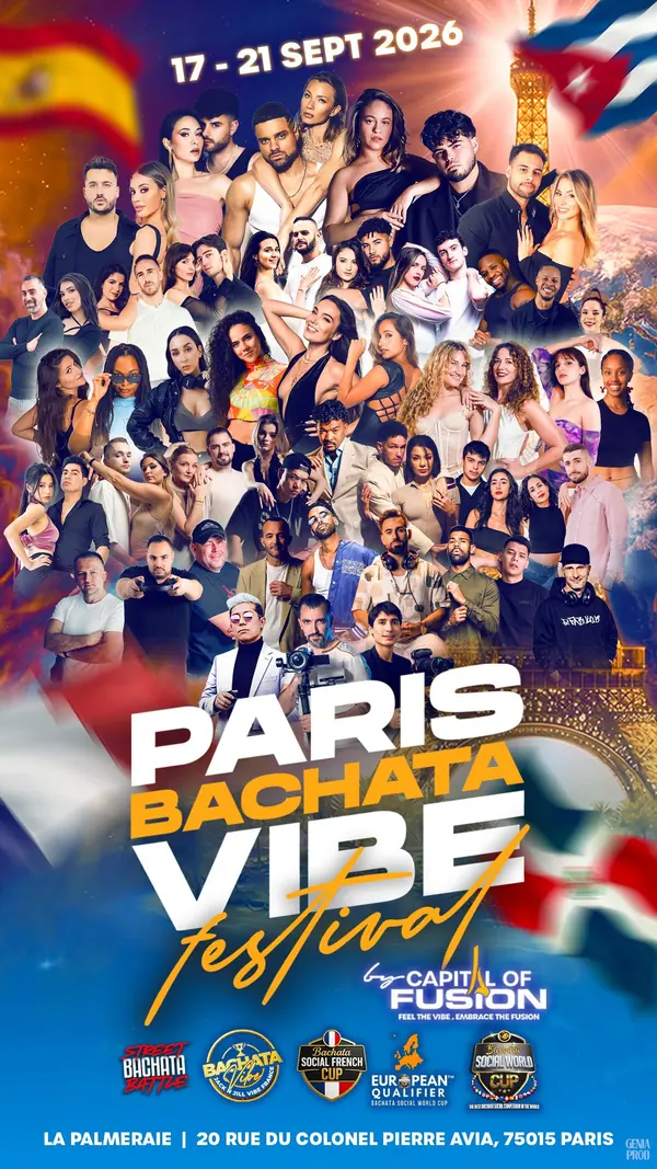 Paris Bachata Vibe Festival 2026 - bachata festival in Paris, France