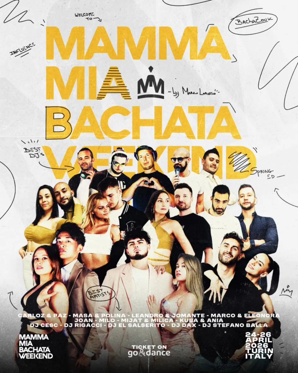 MAMMA MIA BACHATA WEEKEND 6th edition - bachata festival in Piobesi Torinese, Torino, Italy