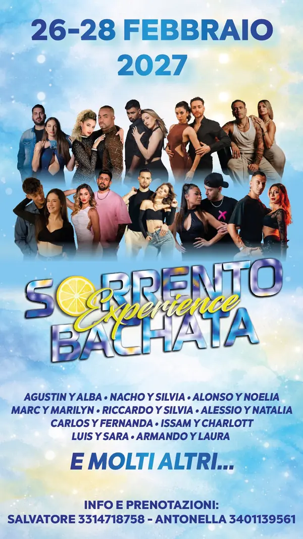 Sorrento Bachata Experience 2027 - bachata festival in Castellammare di stabia, Italy