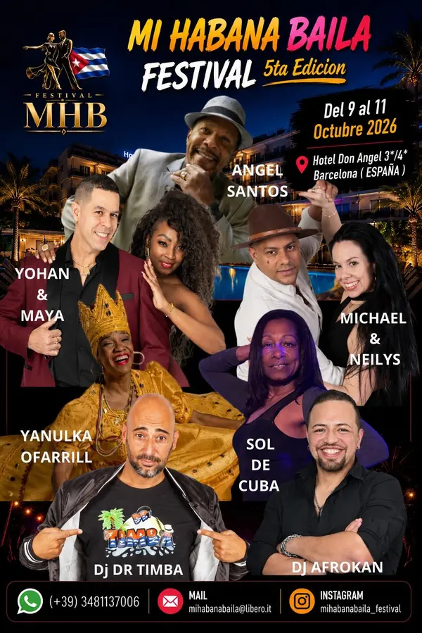MI HABANA BAILA FESTIVAL (5ta Edicion) BARCELONA - bachata festival in Barcelona, Spain