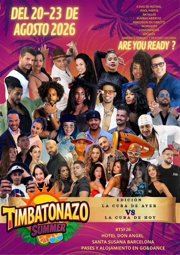 TIMBATONAZO SUMMER FESTIVAL 2026 - salsa festival in Santa Susanna, Spain