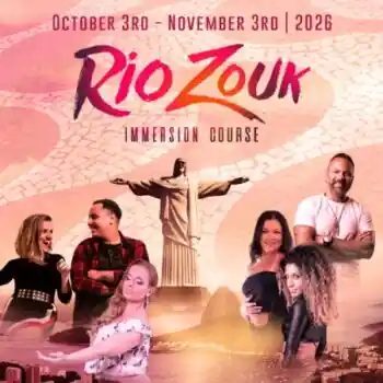 Rio Zouk Immersion 2026 - salsa, bachata, kizomba, zouk festival in Rio De Janeiro, Brazil