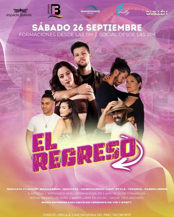 EL REGRESO 2026 - bachata festival in TACORONTE, Spain