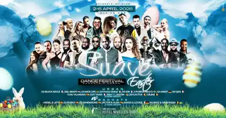 Suave Dance Festival Easter 2026 (Official) - bachata, kizomba festival in Nivelles, Belgium