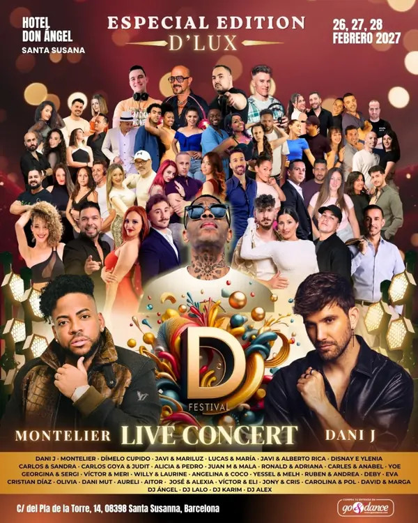 D'FESTIVAL 2027 - Latin dance festival in Lloret de Mar, España