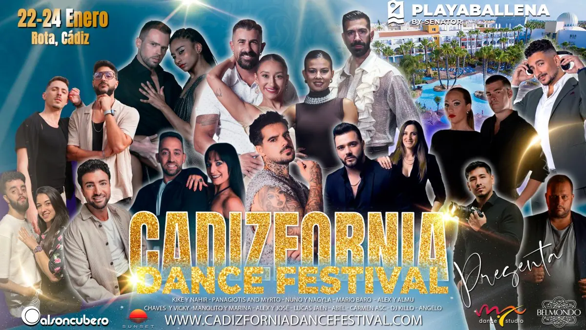 CADIZFORNIA DANCE FESTIVAL - bachata, kizomba, salsa festival in ROTA, España