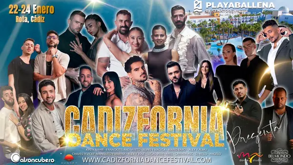 CADIZFORNIA DANCE FESTIVAL - bachata, kizomba, salsa festival in ROTA, España
