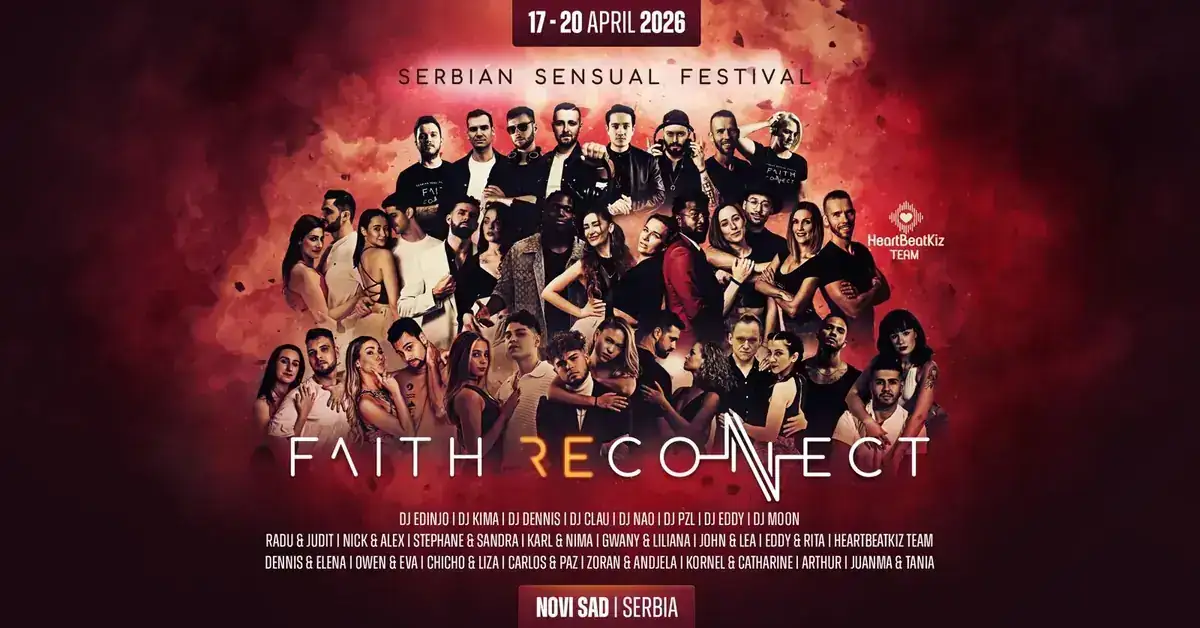 Faith ReConnect Serbian Sensual Festival 2026 - bachata festival in Novi Sad, Serbia