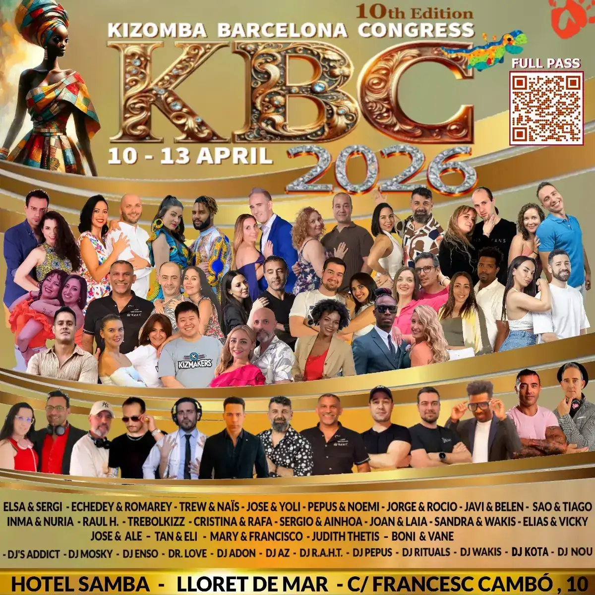 Kizomba Barcelona Congress 2026 - kizomba festival in Lloret de mar , Spain