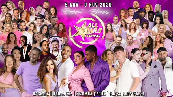 All Stars Festival 2026 - 13th edition - All in 1 Hotel - bachata, kizomba, salsa, zouk festival in Budapest, Hungary