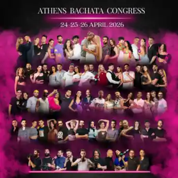Athens Bachata Congress 2026 - salsa, bachata, kizomba, zouk festival in Marousi 151 24, Greece