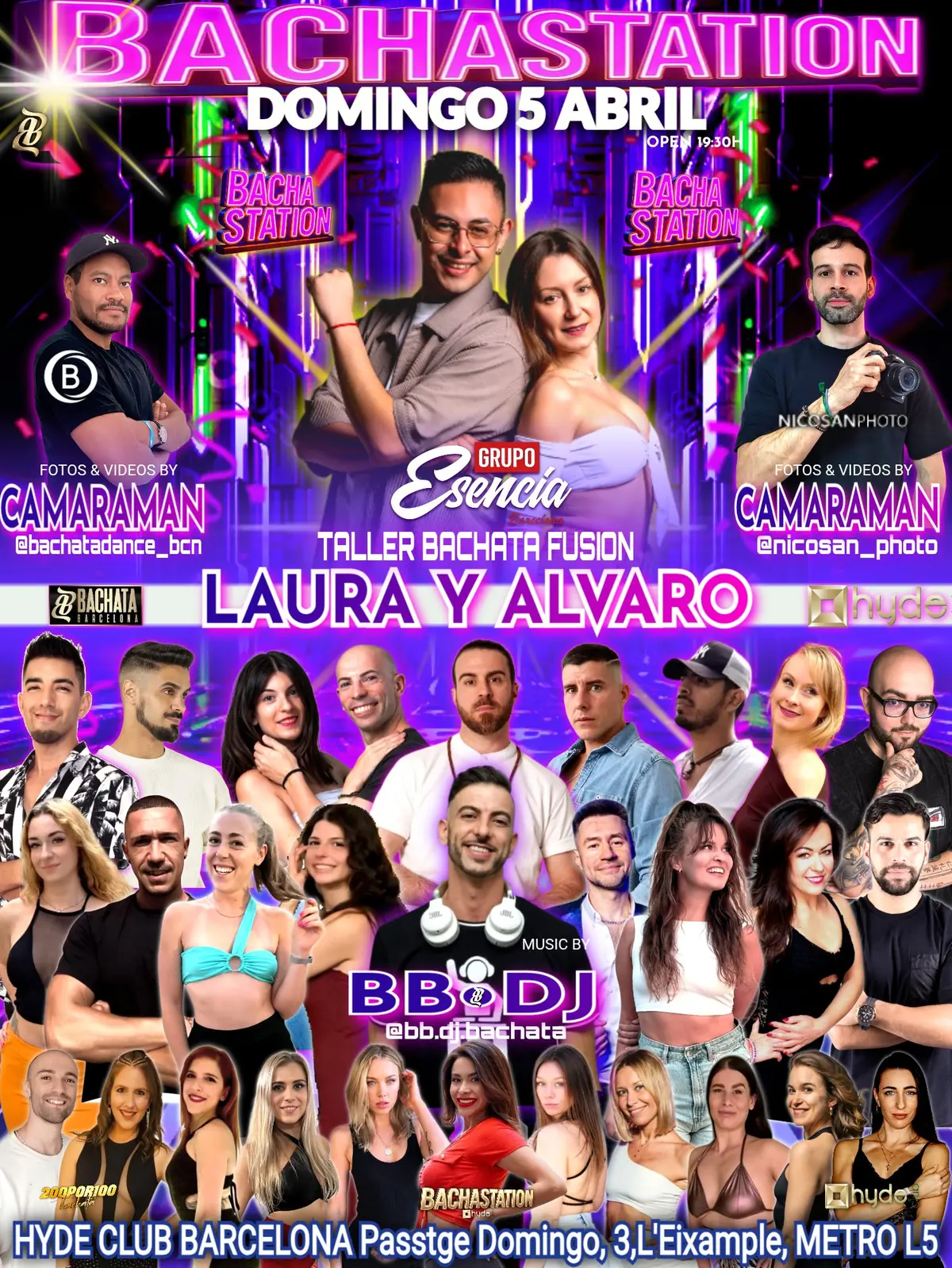 🎉🪩 𝗕𝗔𝗖𝗛𝗔𝗦𝗧𝗔𝗧𝗜𝗢𝗡🪩🎉 - bachata festival in Barcelona, Spain