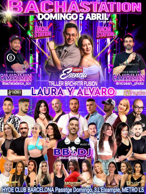 🎉🪩 𝗕𝗔𝗖𝗛𝗔𝗦𝗧𝗔𝗧𝗜𝗢𝗡🪩🎉 - bachata festival in Barcelona, Spain