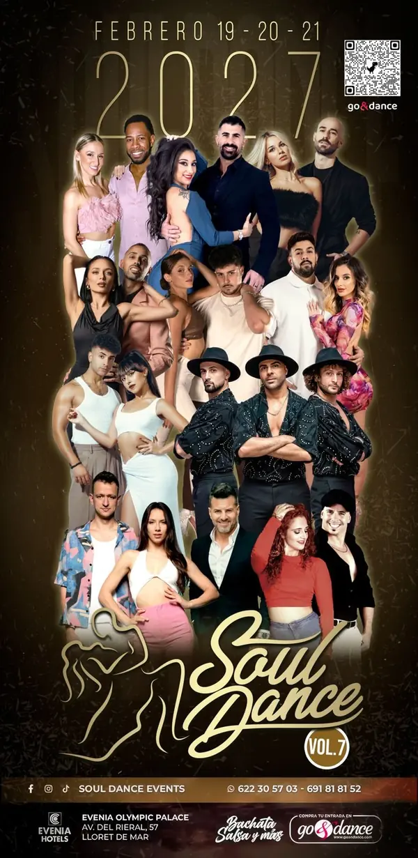 SoulDance Bachata & Salsa Festival Vol.7 - February 2027 - bachata, salsa festival in Lloret de mar, Spain