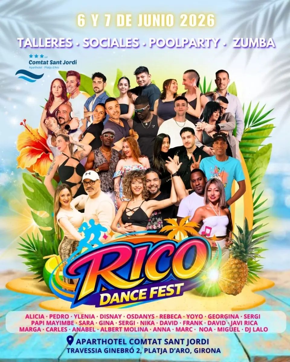 RICO DANCE FEST 2026 - Latin dance festival in Platja d'Aro, España