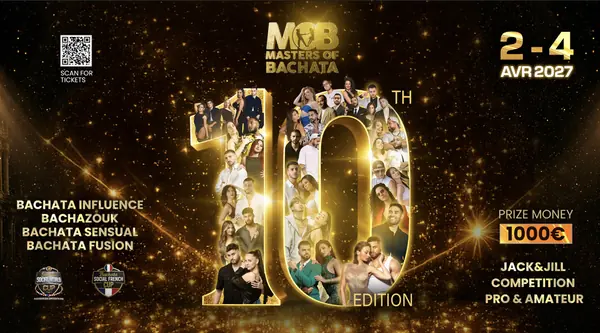 Masters of Bachata Festival 2027 (10th Edition) - bachata, zouk festival in Marseille, France