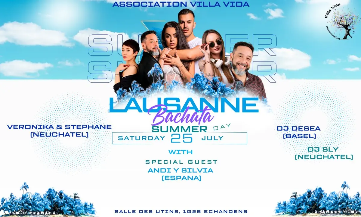 LAUSANNE BACHATA SUMMER 2026 - bachata festival in Echandens , Switzerland
