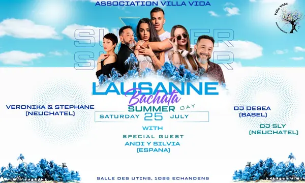 LAUSANNE BACHATA SUMMER 2026 - bachata festival in Echandens , Switzerland