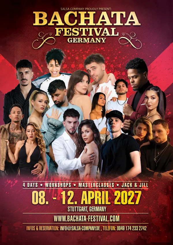 The First Bachata Festival 19th annual - bachata festival in Stuttgart, Germany