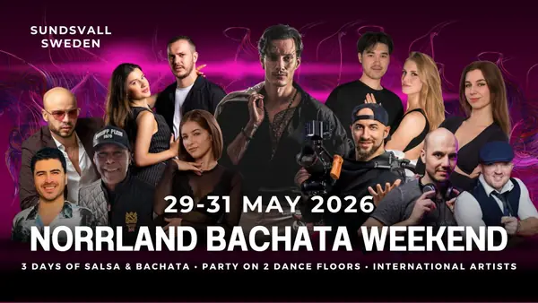 Norrland Bachata Weekend 2026 - bachata, kizomba, salsa festival in Sundsvall, Sweden