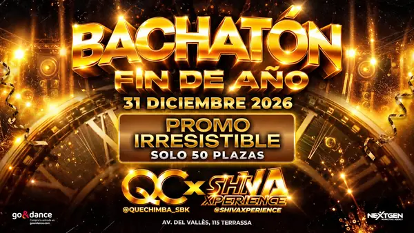 🎉🥂🍾 BACHATÓN FIN DE AÑO 🎉🥂🍾 EL ÚLTIMO FIESTÓN DEL AÑO QC x SHIVA 🎉🥂🍾 - bachata festival in Terrassa, Spain