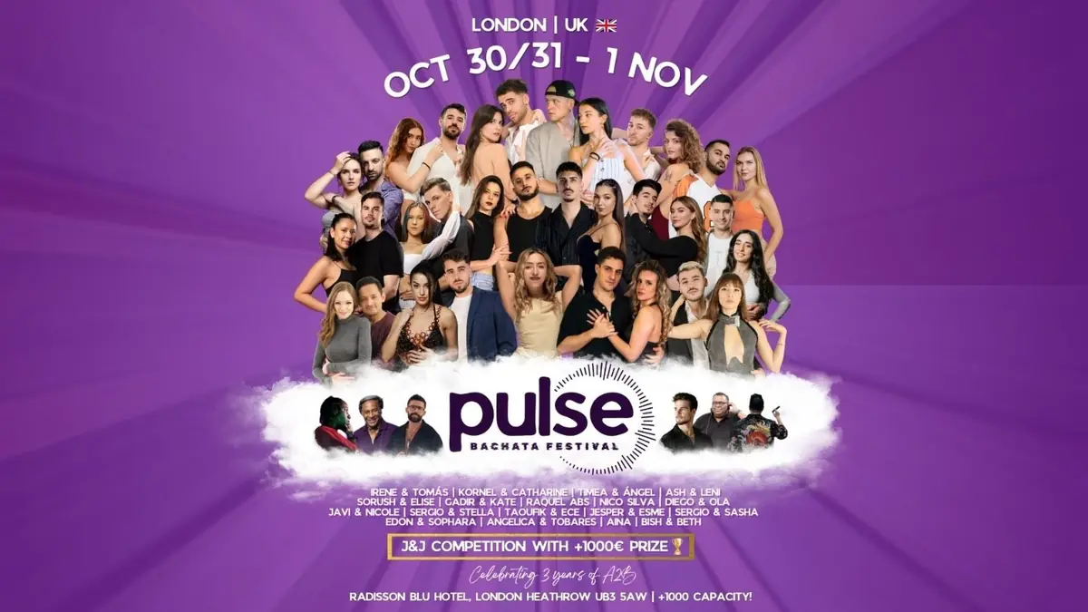 Pulse bachata festival 2026 - bachata festival in London Heathrow , United Kingdom