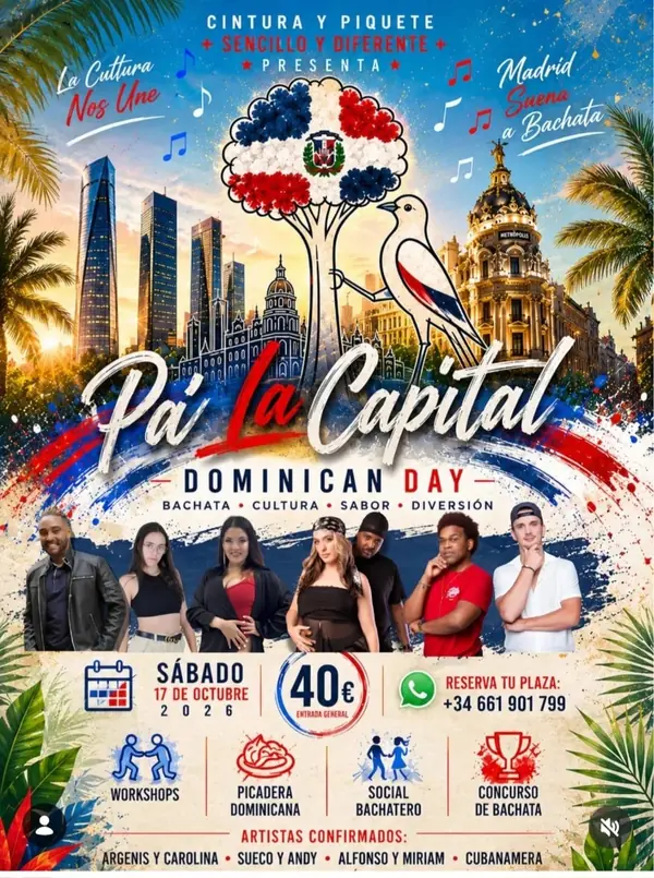 Pa’La Capital Dominican Day Madrid - bachata festival in Madrid Chamartín , Spain