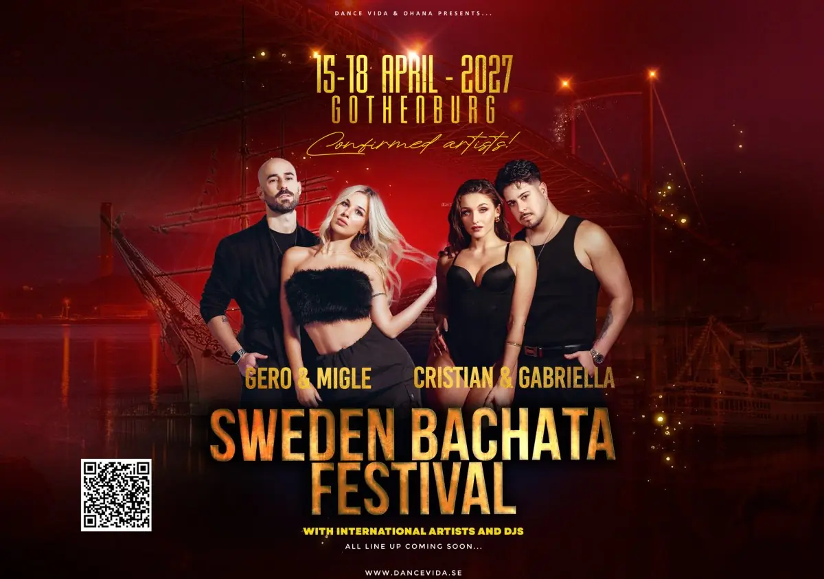 Sweden Bachata Festival 2027 - bachata, salsa festival in Gothenburg, Sweden