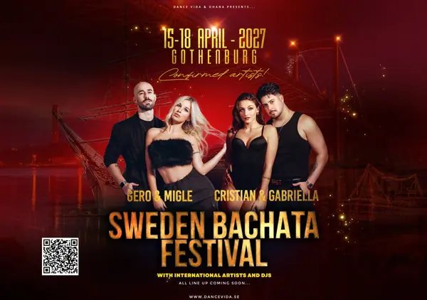 Sweden Bachata Festival 2027 - bachata, salsa festival in Gothenburg, Sweden