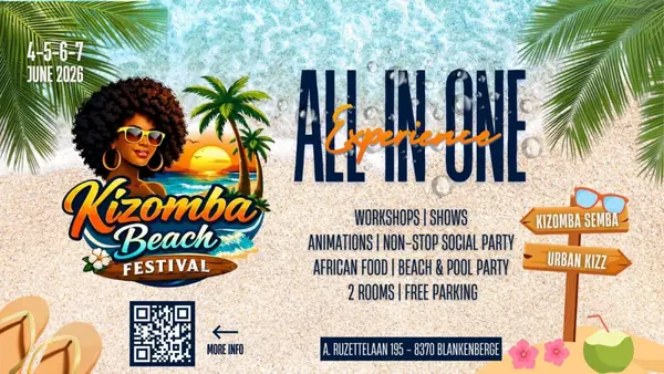 Kizomba Beach Festival 2026 - kizomba, zouk festival in Blankenberge, Belgium