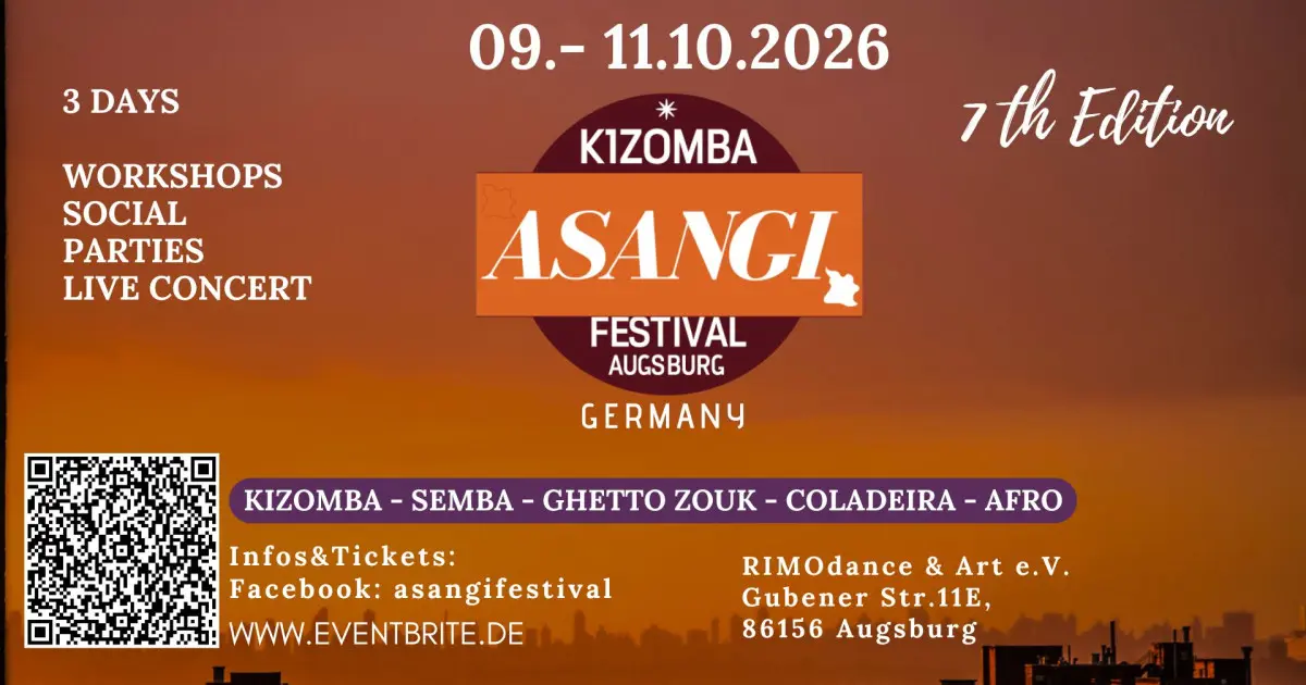 Asangi Kizomba Semba Afro Festival 7th Edition - kizomba and semba festival in Augsburg, Germany