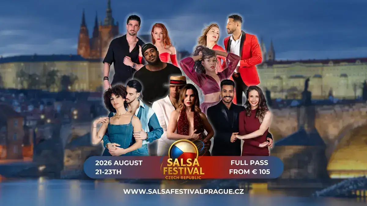 Salsa Festival Czech Republic 2026 poster, Prague
