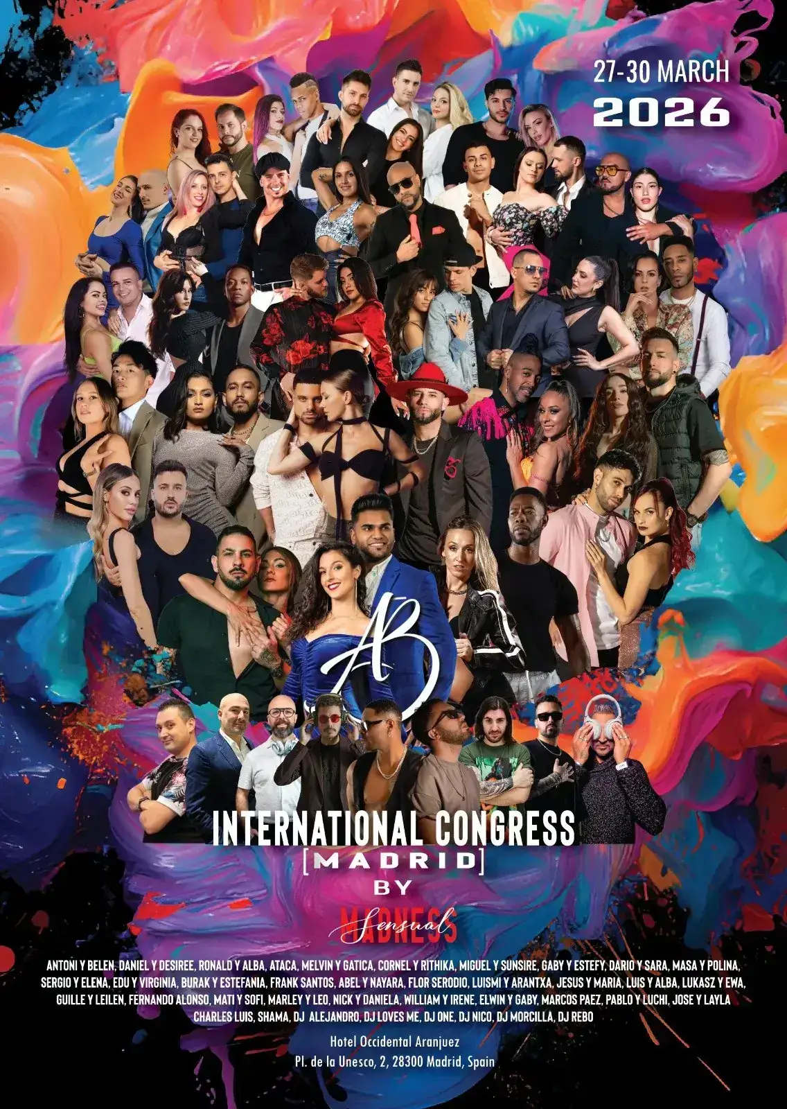 AB INTERNATIONAL CONGRESS [Madrid] by Sensual Madness - bachata, salsa festival in Aranjuez, Spain