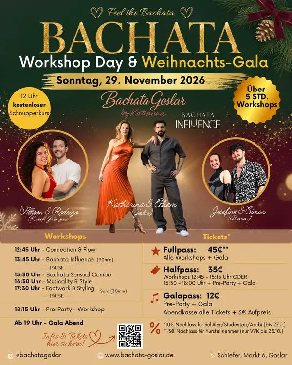 Xmas Workshops & Gala Night - bachata festival in Goslar, Germany